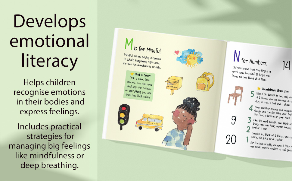 The Kids A Z of Emotional Regulation and Wellbeing 3 | Wooden House Books