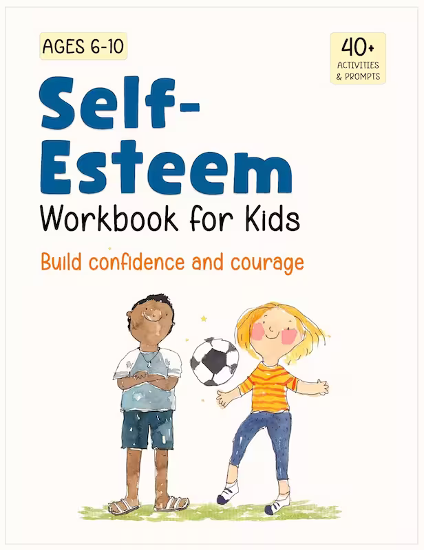 Self-Esteem Workbook for Kids — book cover